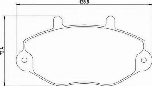 Magneti Marelli 363700209100 - Комплект спирачно феродо, дискови спирачки vvparts.bg