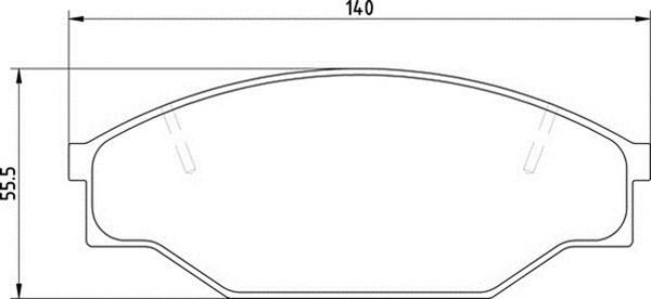 Magneti Marelli 363700200331 - Комплект спирачно феродо, дискови спирачки vvparts.bg