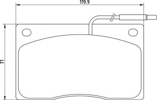 Magneti Marelli 363700200210 - Комплект спирачно феродо, дискови спирачки vvparts.bg