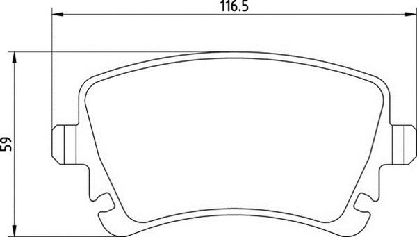 Magneti Marelli 363700201469 - Комплект спирачно феродо, дискови спирачки vvparts.bg