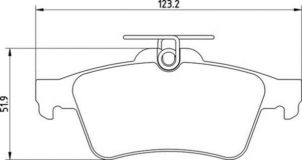 Magneti Marelli 363700201489 - Комплект спирачно феродо, дискови спирачки vvparts.bg