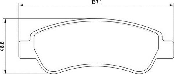 Magneti Marelli 363700201655 - Комплект спирачно феродо, дискови спирачки vvparts.bg