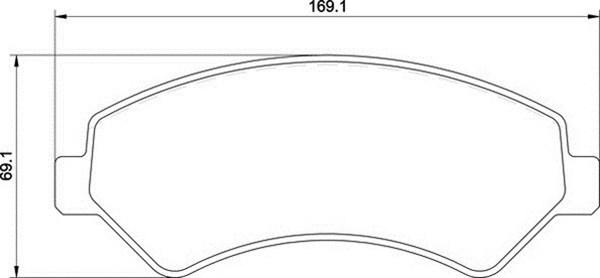 Magneti Marelli 363700201656 - Комплект спирачно феродо, дискови спирачки vvparts.bg