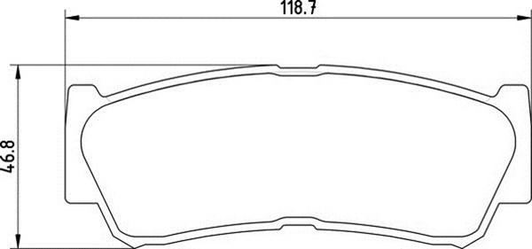 Magneti Marelli 363700201672 - Комплект спирачно феродо, дискови спирачки vvparts.bg