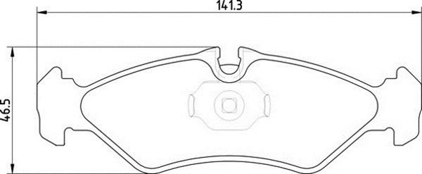 Magneti Marelli 363700201826 - Комплект спирачно феродо, дискови спирачки vvparts.bg