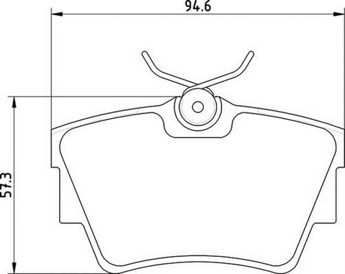 Magneti Marelli 363700201390 - Комплект спирачно феродо, дискови спирачки vvparts.bg