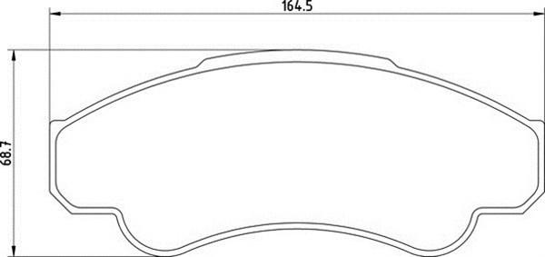 Magneti Marelli 363700201355 - Комплект спирачно феродо, дискови спирачки vvparts.bg