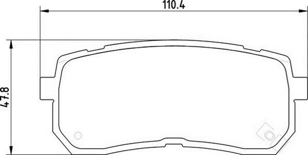 Magneti Marelli 363700201725 - Комплект спирачно феродо, дискови спирачки vvparts.bg