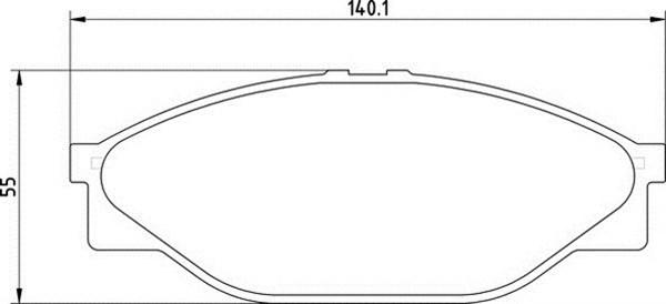 Magneti Marelli 363710203012 - Комплект спирачно феродо, дискови спирачки vvparts.bg