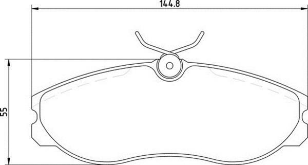 Magneti Marelli 363700203037 - Комплект спирачно феродо, дискови спирачки vvparts.bg