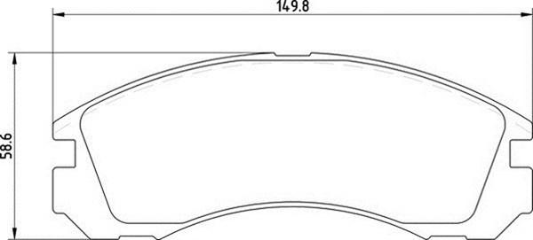 Magneti Marelli 363700203025 - Комплект спирачно феродо, дискови спирачки vvparts.bg