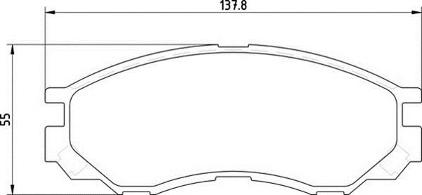 Magneti Marelli 363700203123 - Комплект спирачно феродо, дискови спирачки vvparts.bg