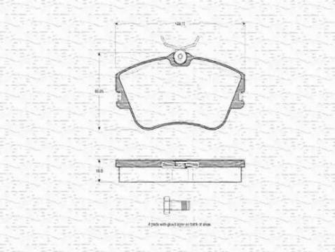 Magneti Marelli 363702160347 - Комплект спирачно феродо, дискови спирачки vvparts.bg