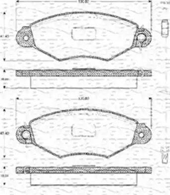 A.B.S. 37040 OE - Комплект спирачно феродо, дискови спирачки vvparts.bg