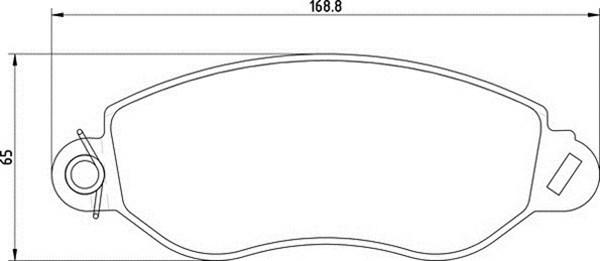 Magneti Marelli 363710209107 - Комплект спирачно феродо, дискови спирачки vvparts.bg