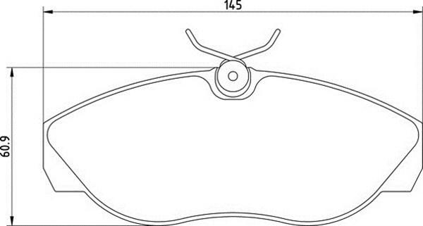 Magneti Marelli 363710205078 - Комплект спирачно феродо, дискови спирачки vvparts.bg