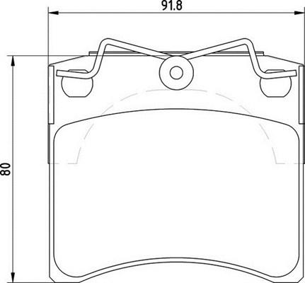 Magneti Marelli 363710205115 - Комплект спирачно феродо, дискови спирачки vvparts.bg