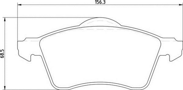 Magneti Marelli 363710201107 - Комплект спирачно феродо, дискови спирачки vvparts.bg