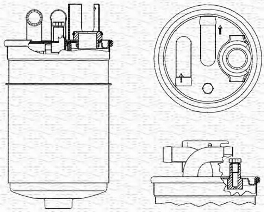 Magneti Marelli 213908549000 - Горивен филтър vvparts.bg