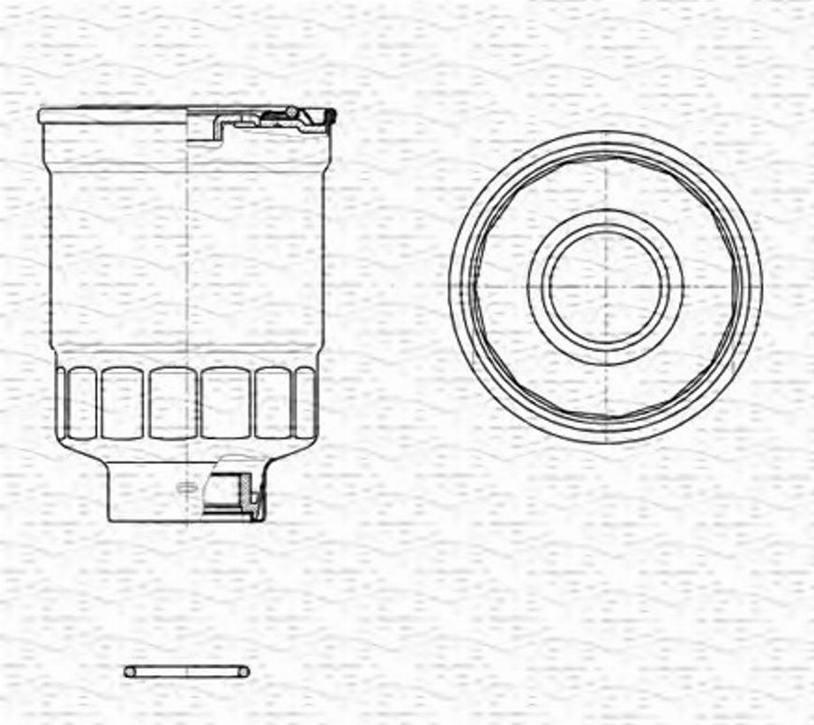 Magneti Marelli 213908526000 - Горивен филтър vvparts.bg