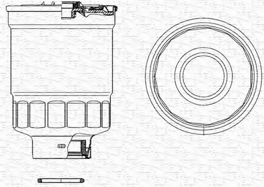 Magneti Marelli 213908523000 - Горивен филтър vvparts.bg