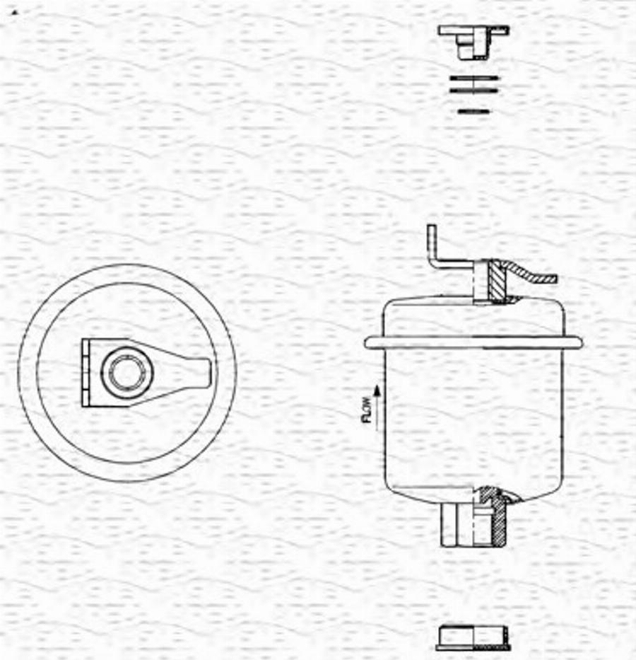 Magneti Marelli 213908720000 - Горивен филтър vvparts.bg