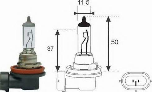 Magneti Marelli H812 - Крушка с нагреваема жичка, главни фарове vvparts.bg