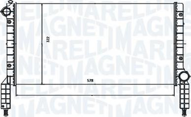 Magneti Marelli - BR RMM1004HFT - Радиатор, охлаждане на двигателя vvparts.bg