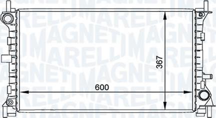 Magneti Marelli - BR RMM376764031 - Радиатор, охлаждане на двигателя vvparts.bg