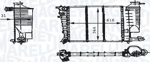 Magneti Marelli - BR RMM376717171 - Радиатор, охлаждане на двигателя vvparts.bg