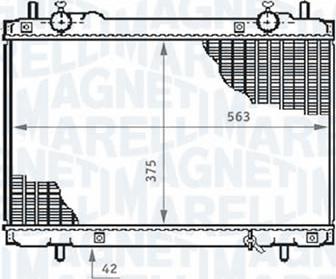 Magneti Marelli - BR RMM376720771 - Радиатор, охлаждане на двигателя vvparts.bg