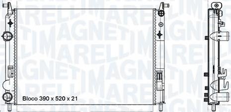 Magneti Marelli - BR RMM779881M - Радиатор, охлаждане на двигателя vvparts.bg
