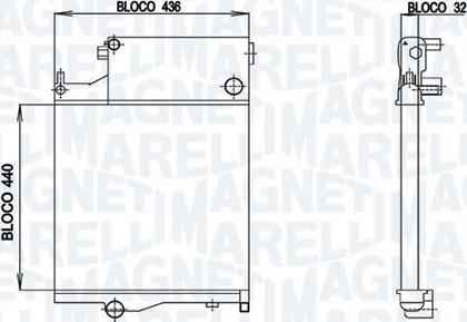 Magneti Marelli - BR RMMD9967 - Радиатор, охлаждане на двигателя vvparts.bg