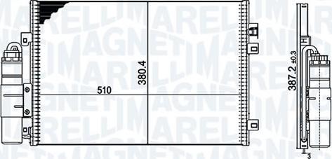 Magneti Marelli - BR S1337001MM - Кондензатор, климатизация vvparts.bg