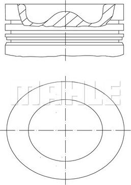 MAHLE 038 03 00 - Бутало vvparts.bg