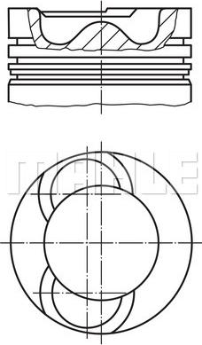 MAHLE 061 35 00 - Бутало vvparts.bg