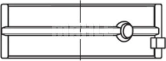 MAHLE 011 HL 21060 025 - Лагер на коляновия вал vvparts.bg