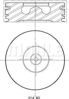 MAHLE 014 82 01 - Бутало vvparts.bg