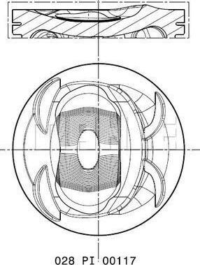 MAHLE 028 PI 00117 002 - Бутало vvparts.bg