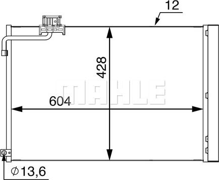 MAHLE AC 51 000S - Кондензатор, климатизация vvparts.bg