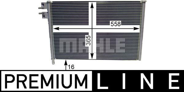 MAHLE AC 298 000P - Кондензатор, климатизация vvparts.bg