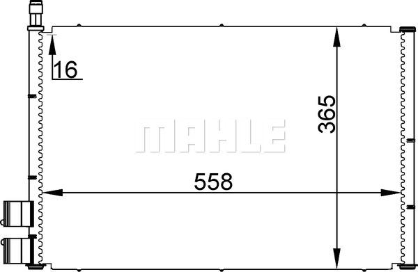 MAHLE AC 298 000S - Кондензатор, климатизация vvparts.bg