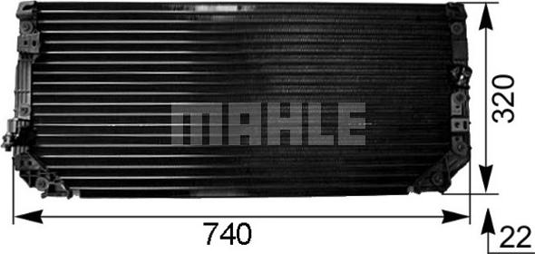 MAHLE AC 249 000S - Кондензатор, климатизация vvparts.bg