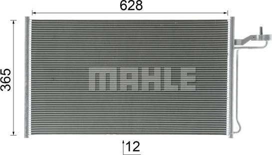 MAHLE AC 27 000S - Кондензатор, климатизация vvparts.bg