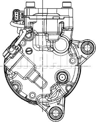 MAHLE ACP 599 000P - Компресор, климатизация vvparts.bg