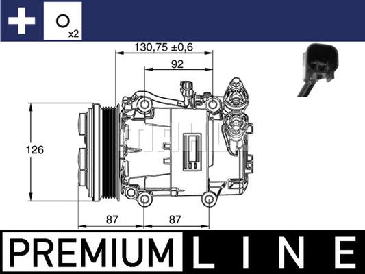 MAHLE ACP 54 000P - Компресор, климатизация vvparts.bg