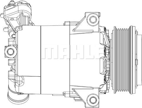 MAHLE ACP 556 000P - Компресор, климатизация vvparts.bg