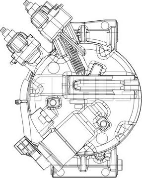 MAHLE ACP 556 000P - Компресор, климатизация vvparts.bg