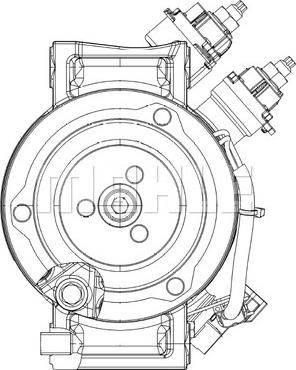 MAHLE ACP 556 000P - Компресор, климатизация vvparts.bg