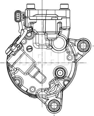 MAHLE ACP 600 000P - Компресор, климатизация vvparts.bg